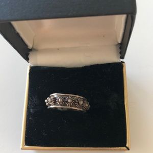 Wedding vintage sterling silver ring